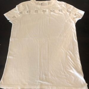 FABLETICS Cutout White T-Shirt